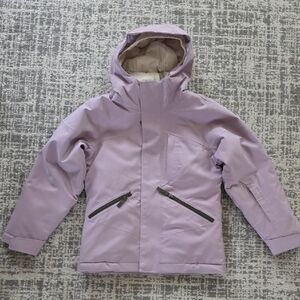 The North Face Kids Lavender Hooded Puffer Jacket